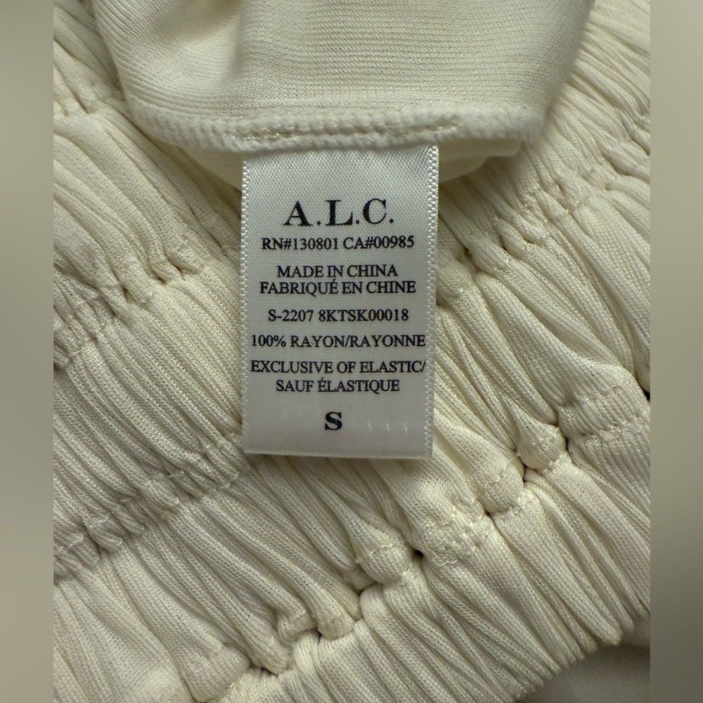 A.L.C. Strapless Cream Midi Layered Dress Size S Stunning! - Picture 6 of 7